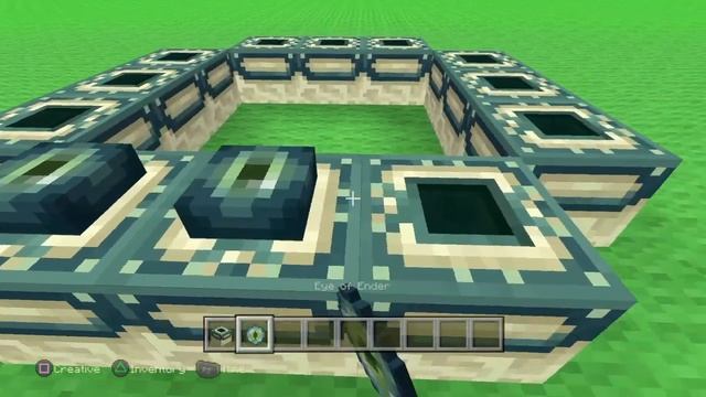 How to make a ender portal In Minecraft ps4 edition!!!!!!! смотреть онлайн