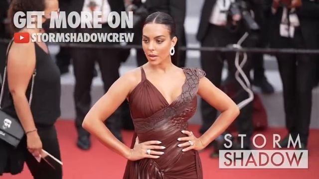 Georgina Rodriguez and more on the red carpet in Cannes смотреть онлайн