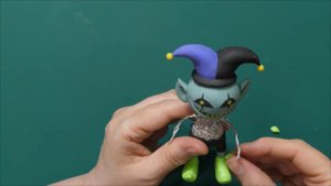 Как лепить джевил из дельтарун /Jevil/Deltarune/modeling clay