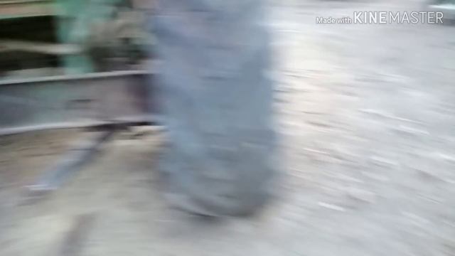Демонтаж грохота НИВА СК-5, знімаємо полотно грохота