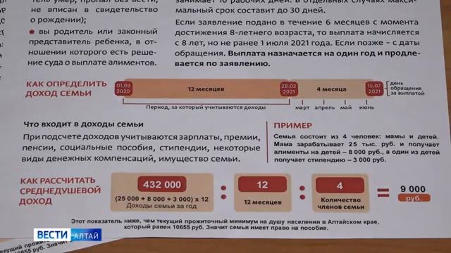 11.08.2021 Детали о выплатах единственным родителям