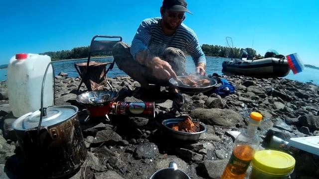 Одиночный сплав по реке Томь. РЫБАЛКА и ОТДЫХ целых 6 дней! 1 часть.