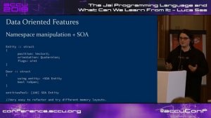 The Jai Programming Language and What Can We Learn From It - Luca Sas [ACCU 2019]