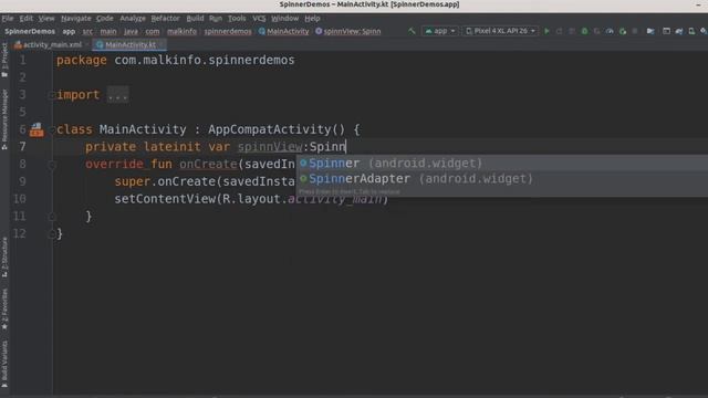 Android kotlin Spinner with images custom adapter with Toast multiple selections,textView explained