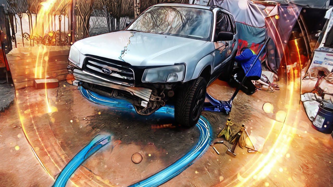 Синдром Субариста: Сломаная морда не беда , поправили кузовню Subaru Forester SG смотреть онлайн