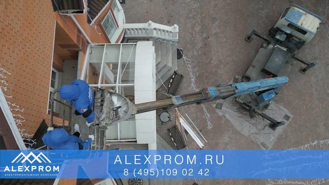 Новогоднее освещение домов