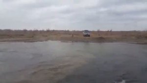 FJ CRUISER & Nissan patrol Y61  вброд на внедорожниках