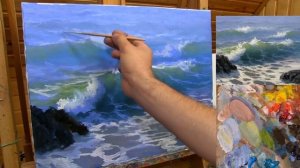 СЕКРЕТЫ МОРСКОГО ПЕЙЗАЖА живопись маслом