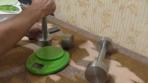 Как сделать гантели  Гантели своими руками  Гантели разборные Своими руками