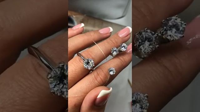 КУЛОН НА ЛЕСКЕ TIFFANY И СЕРЬГИ TIFFANY