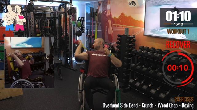 Resistance Band Stay Strong - WHEELCHAIR Class (W12, D3) | WHEELBLAST 🔥100-200 kcal смотреть онлайн