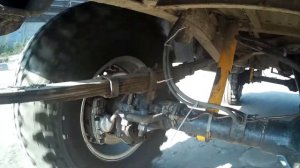 УАЗ. Работа задней рессорной подвески.