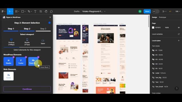 How to Convert FIGMA DESIGN to WORDPRESS WEBSITE (Full Tutorial) смотреть онлайн