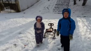 Снегокат детский. Снегокат Ника. Обзор и тест снегоката. Снегокат Аргомак.