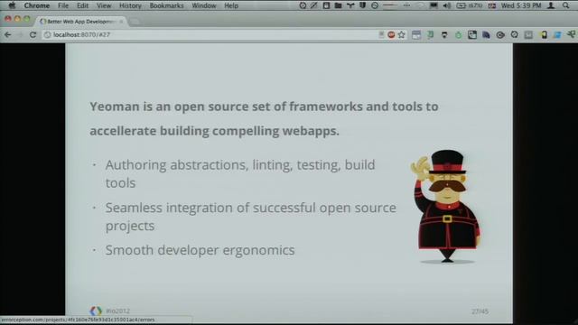 Google I/O 2012 - Better Web App Development Through Tooling смотреть онлайн