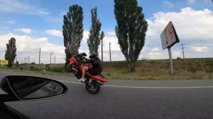 вилли на honda cbr 600 f4i
