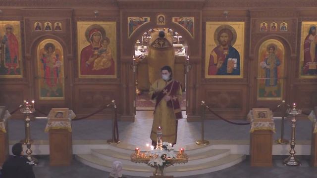 Неделя 25-я по Пятидесятнице. Мч. Парамона. Божественная Литургия.