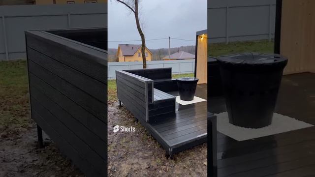 Патио из дпк с мангальной зоной смотреть онлайн