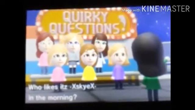 Tomodachi life: quirky questions but random questions #1