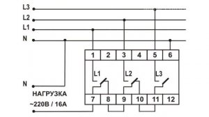 Переключатель фазПЭФ-301