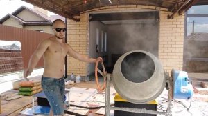 Новая модель перистальтического растворонасоса. Mortar peristaltic pump.