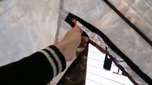 Палатка зимняя #4404 КУБ 2-х комнатный утепленный цвет: осеннее болото размер: 4.4х2.2х2.25 м