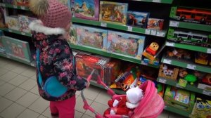 Беби Борн в Супермаркете Полина Как Мама покупает продукты для Baby Born