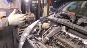 PEUGEOT 408 2013г бензин 1,6 Турбо АКПП пробег 40 тыс. Чтение кодов неисправностей. Ремонт турбины.