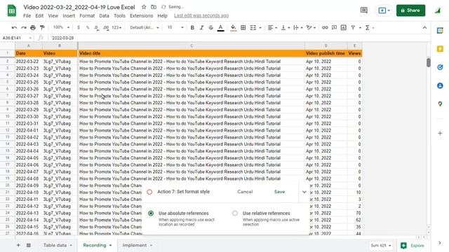 Excel Macros How to Use Learn Excel Beginner Course in Excel 2022 Urdu Hindi Tutorial