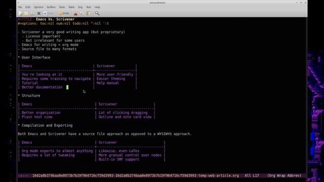 Scrivener VS. Emacs | Master Mode Text Editors Compared Head To Head смотреть онлайн