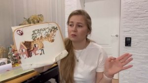 Самая любимая вышивка ❤️?Оформленные работы?️? Влог с дачи ????