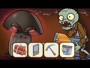 ZOMBIE STEALS GOLDEN BRAINS - Plants vs Zombies funny animation