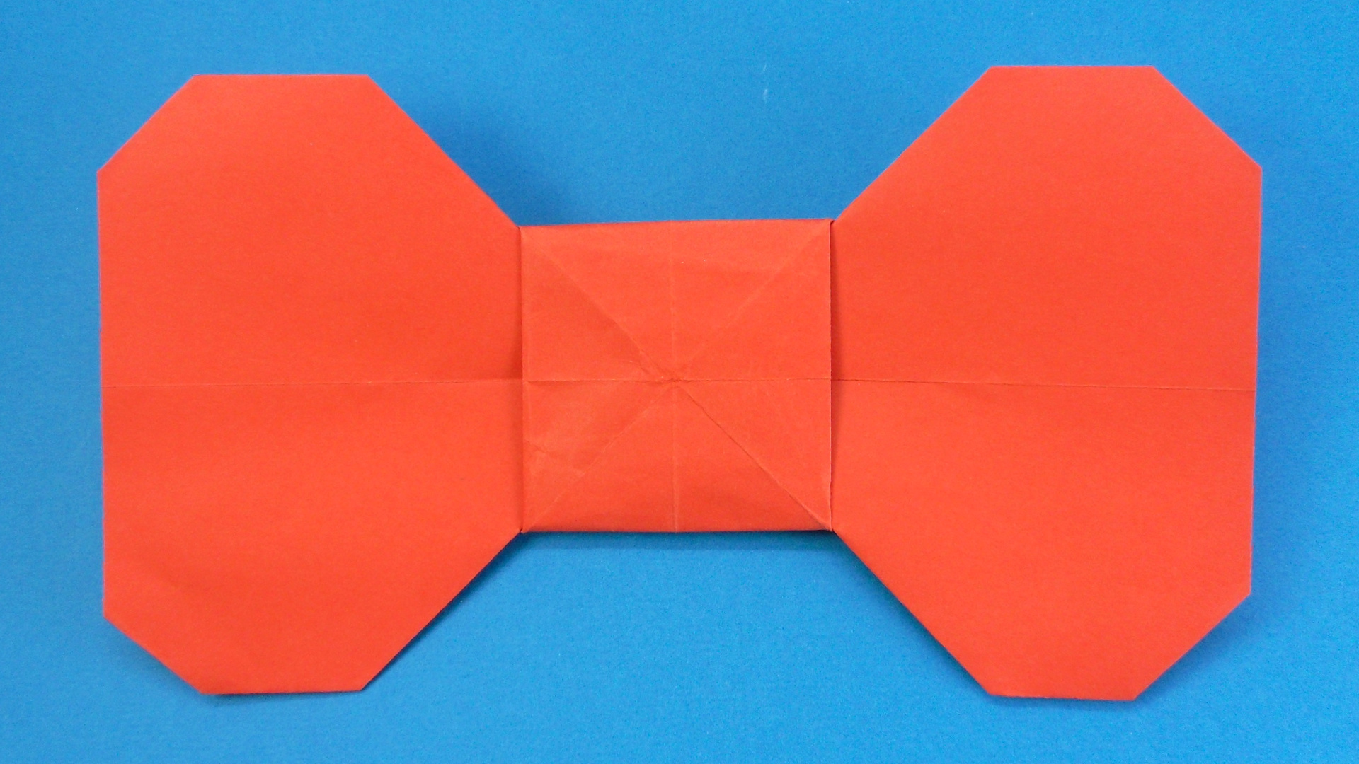 Как сделать Бантик из бумаги своими руками | Красивый оригами Бант на подарок из одного листа А4