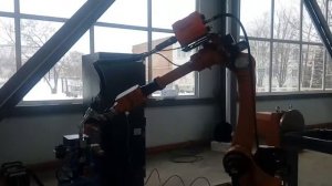 Роботизированная сварка_чистка сопла горелки