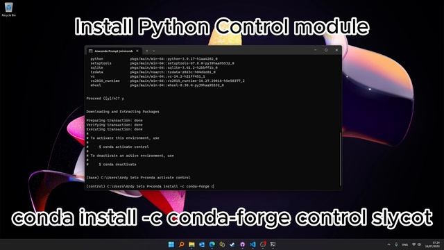 Mastering Miniconda: Creating A New Environment And Installing Python Control Module