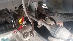 замена полностью передней подвески mazda demio 2007гв