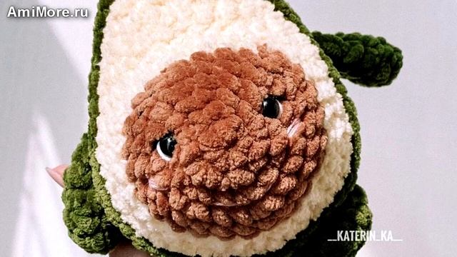 Амигуруми: схема Авокадик. Игрушки вязаные крючком - Free crochet patterns. смотреть онлайн