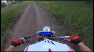 Мото прохват по лесу,motoland wrx450nc