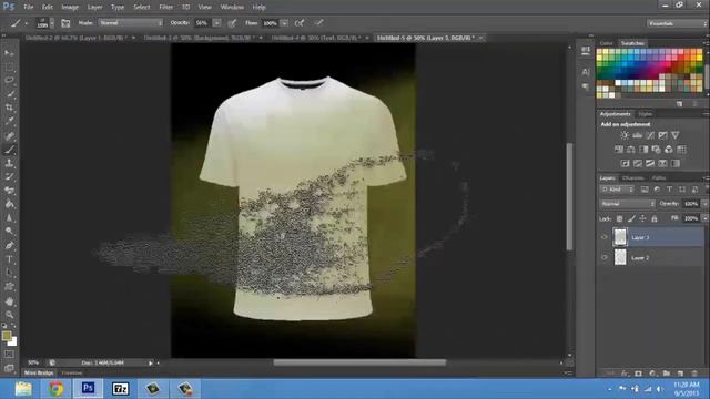 Grunge T-Shirt Designs Using Photoshop : Using Adobe Photoshop смотреть онлайн