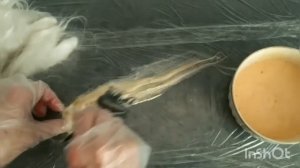 Как покрасить волосы для куклы из шерсти козы