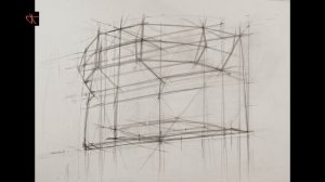 Конструктивный рисунок глаз Давида