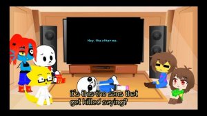 Undertale react to Time Paradox Remake