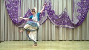 Индийский классический танец | Одисси | Шив Вандана 2 | Мария Шемелова | Москва, Россия