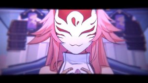 Yae Miko x Raiden Shogun//Edit//Genshin impact//Yuri