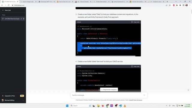 Can ChatGPT write a working C# application? Yes and no! смотреть онлайн