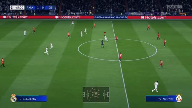 Real Madrid vs Galatasaray Champions League - Fifa 20 Xbox One Gameplay (HD) смотреть онлайн
