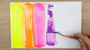 Как легко нарисовать пейзаж при лунном свете - учебное пособие по акриловой живописи