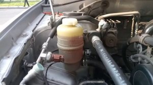 Изменение уровня жидкости в бачке ГУР лансер 9