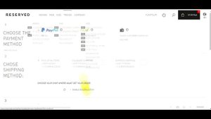 Reserved - регистрация и покупка в интернет-магазине