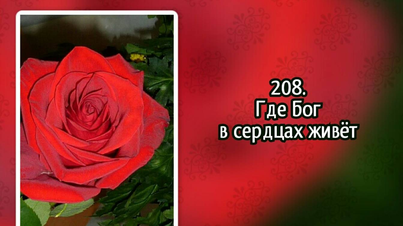 Гимны надежды 208 Где Бог в сердцах живёт (-)